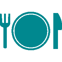 Logo ancrage Gastronomie bleu