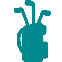 Logo ancrage golf bleu